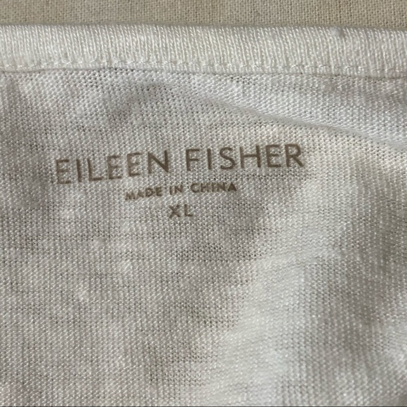 EILEEN FISHER Linen Sparkle Tank Top, XL - Picture 9 of 11